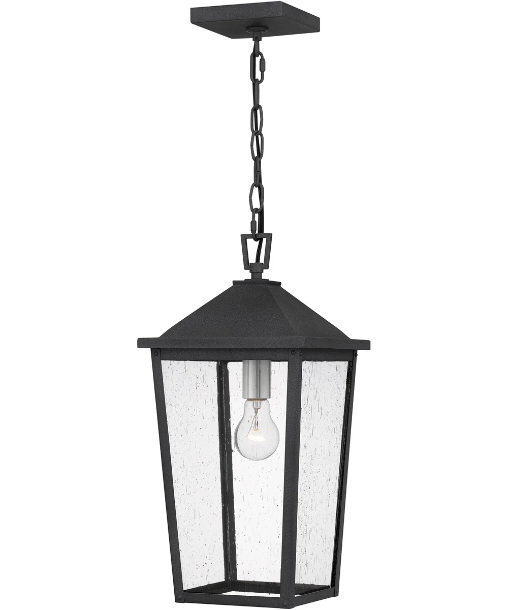 Stoneleigh Large 1-light Outdoor Pendant Light  Coastal Armour Aluminum Mottled Black - Image 2