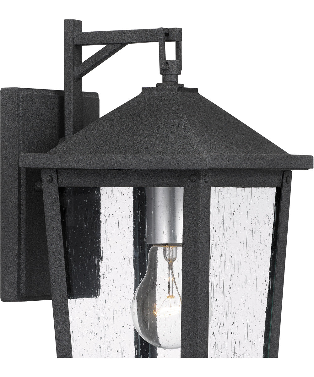 Stoneleigh Small 1-light Outdoor Wall Light  Coastal Armour Aluminum Mottled Black - Image 6