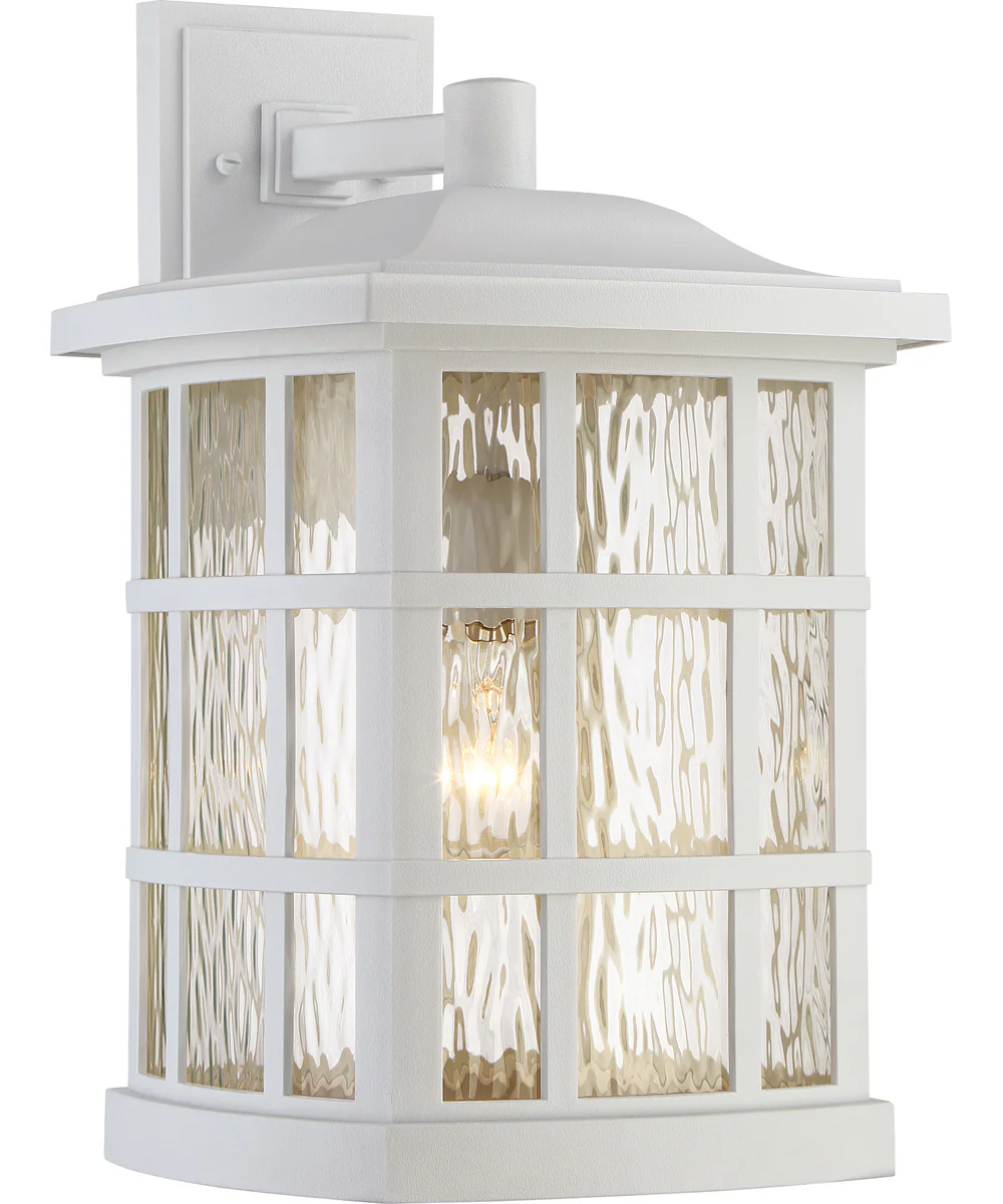 Stonington Extra Large 1-light Outdoor Wall Light Coastal Armour White Lustre - Image 2
