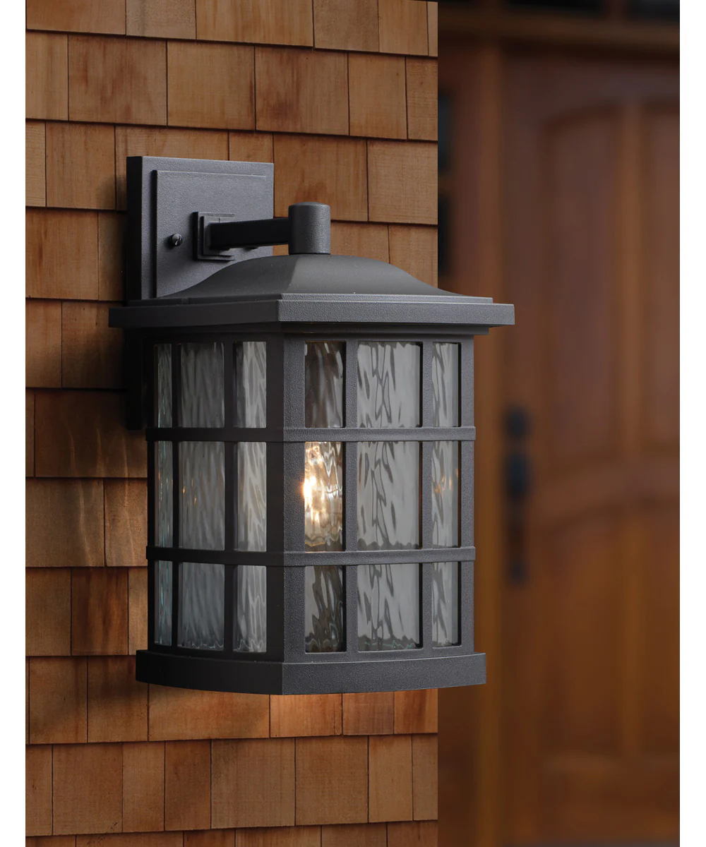 Stonington Large 1-light Outdoor Wall Light  Coastal Armour Mystic Black - Image 6