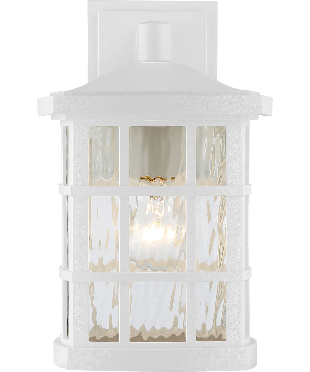 Stonington Medium 1-light Outdoor Wall Light Coastal Armour White Lustre - Image 4