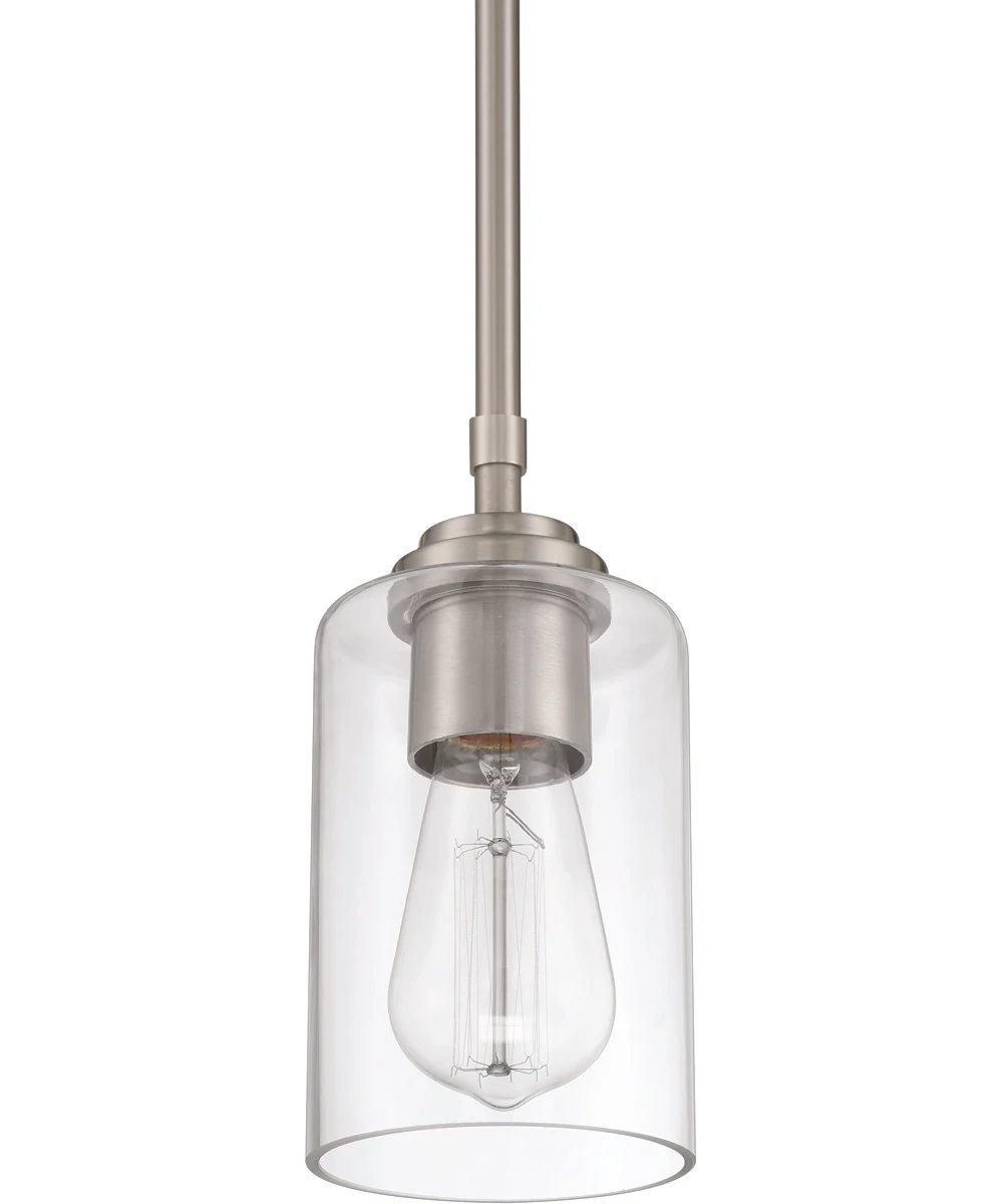 Stowe 1-Light Mini Pendant Brushed Polished Nickel - Image 5