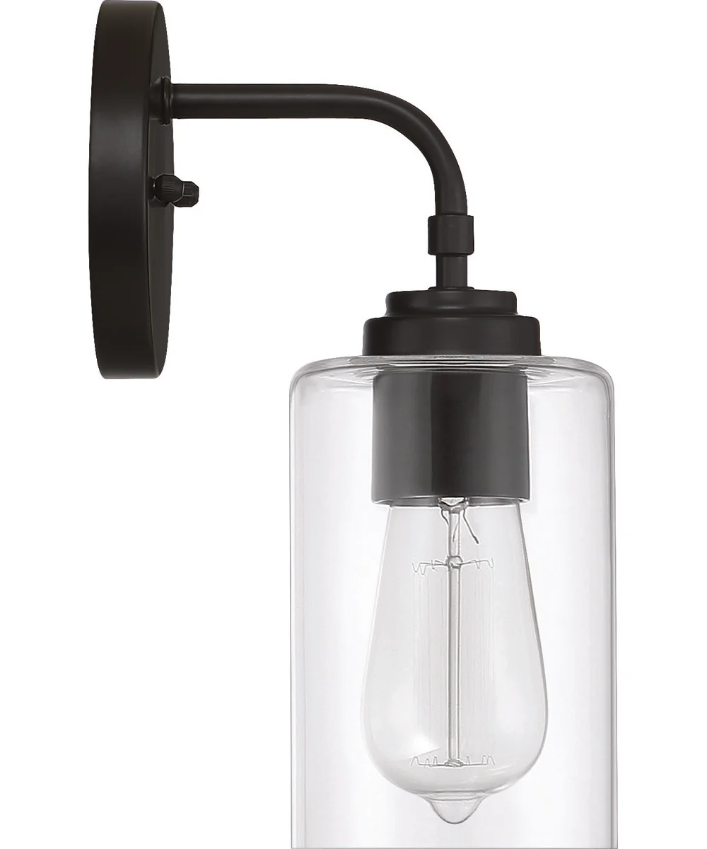 Stowe 1-Light Wall Sconce Flat Black - Image 5