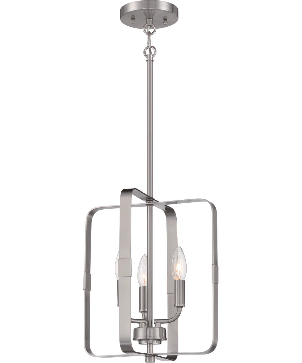 Stowe 3-Light Foyer Brushed Polished Nickel - Image 2