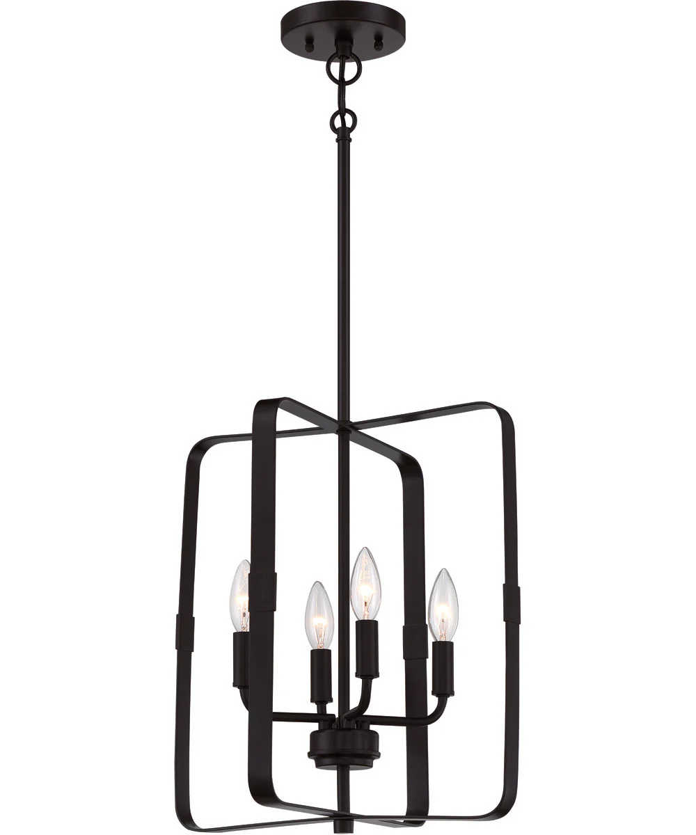 Stowe 4-Light Foyer Flat Black - Image 2