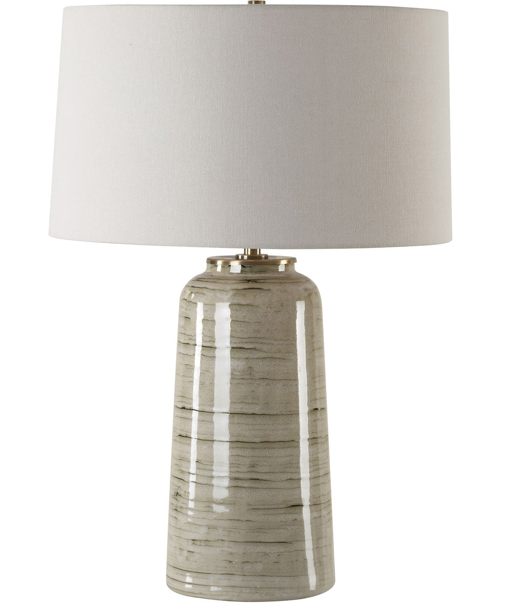 Strata Tan Glaze Table Lamp - Image 4