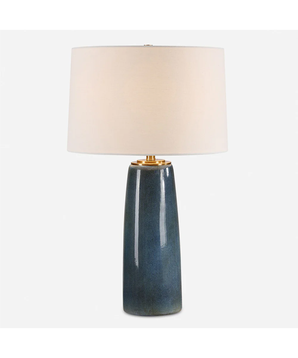 Submerged Deep Blue Table Lamp