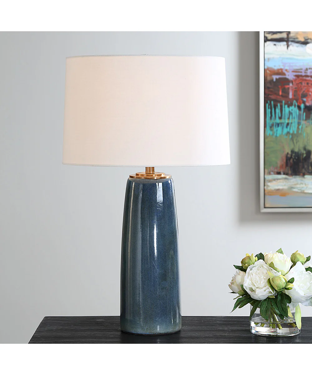 Submerged Deep Blue Table Lamp - Image 2