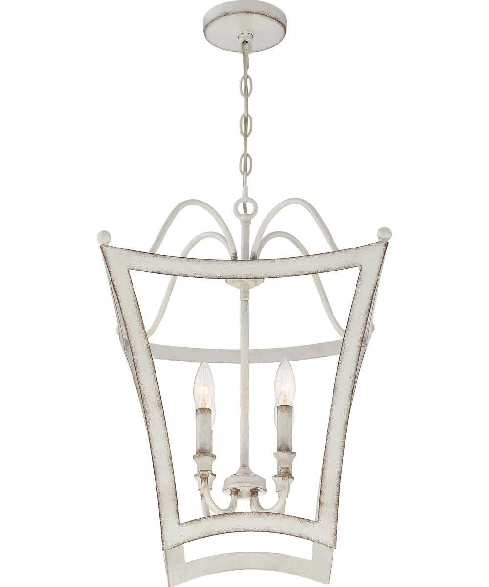 Summerford 4-light Pendant Antique White - Image 4