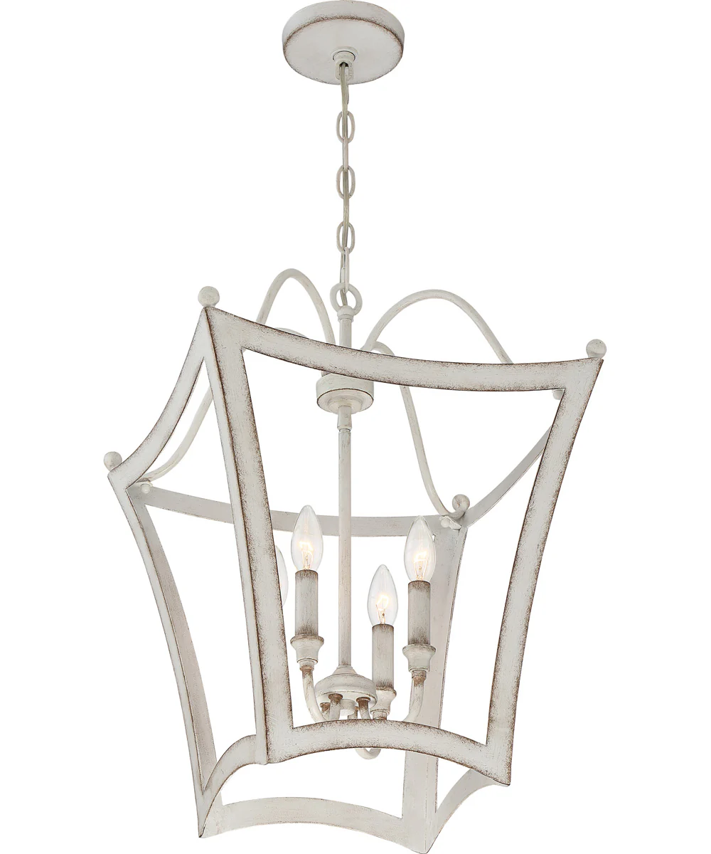 Summerford 4-light Pendant Antique White - Image 5