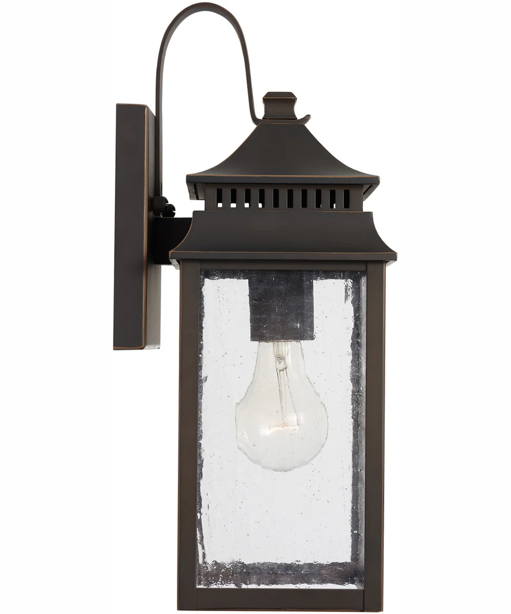 Sutter Creek 1-Light Outdoor Wall-Lantern Rain or Shine - Oiled Bronze - Image 3