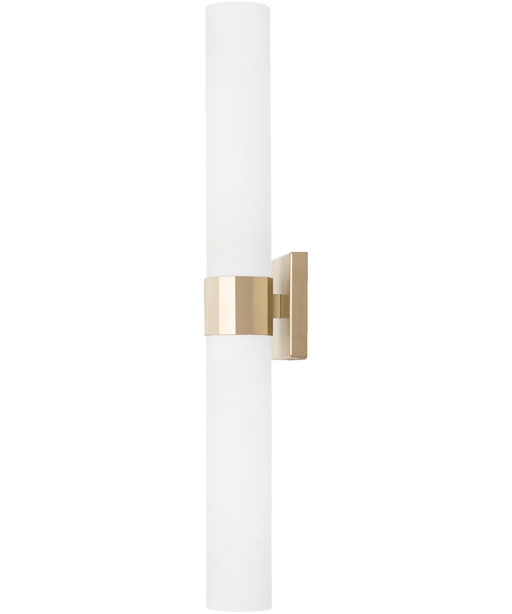Sutton 2-Light Dual-Mount Sconce/Vanity Mount In Soft Gold