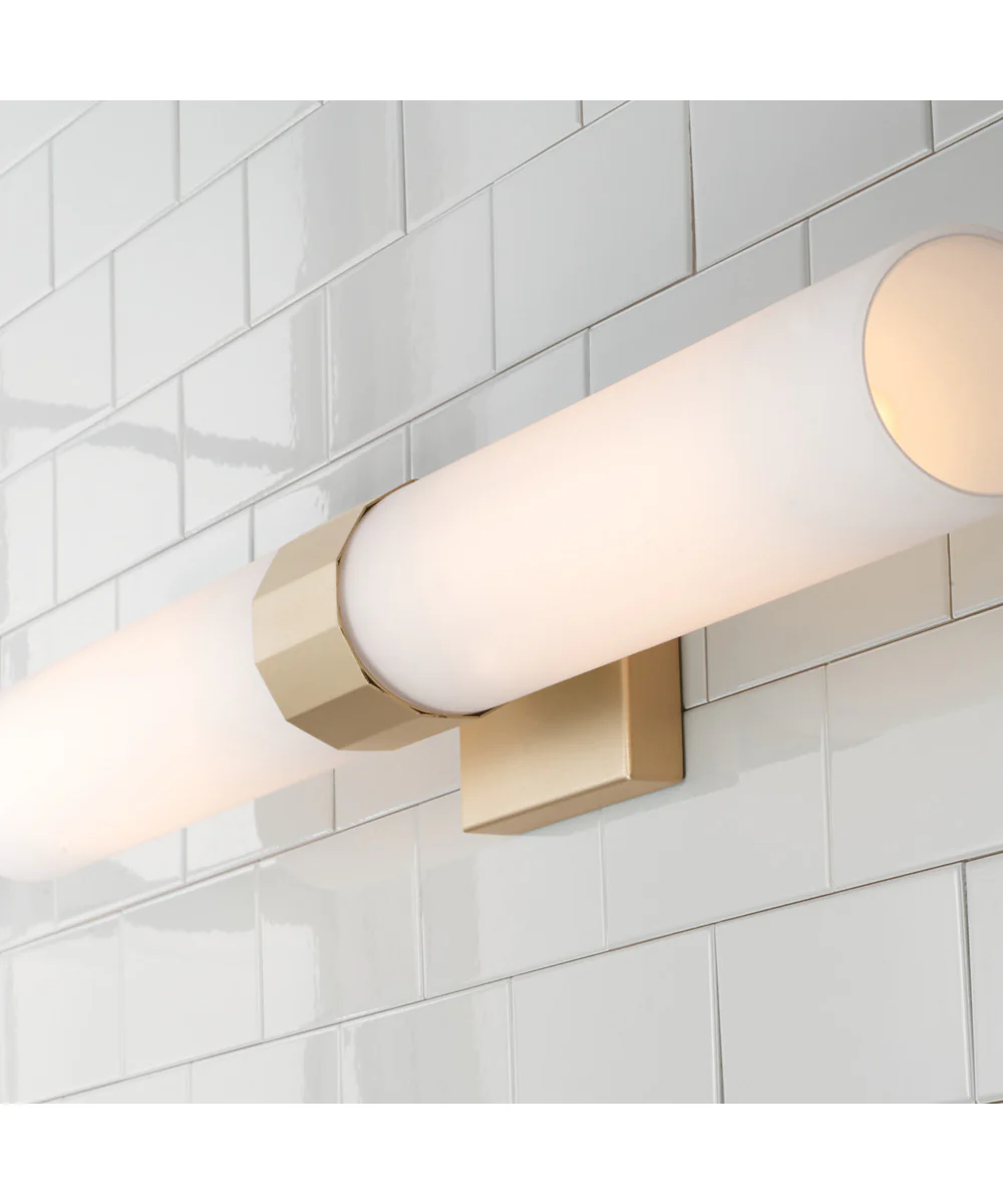 Sutton 2-Light Dual-Mount Sconce/Vanity Mount In Soft Gold - Image 4