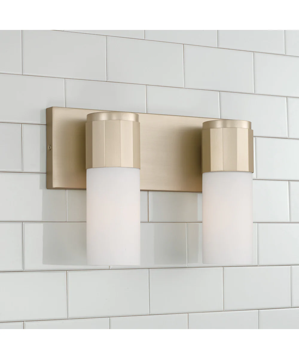 Sutton 2-Light Vanity Soft Gold - Image 2