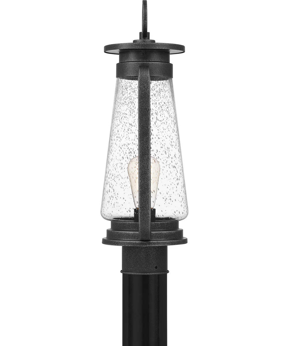 Sutton Large 1-light Outdoor Post Light Speckled Black - Image 5