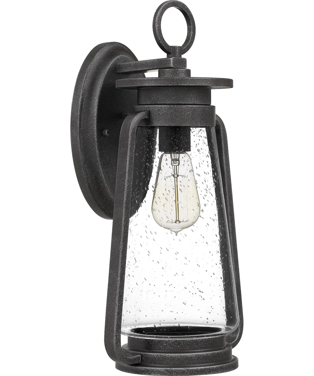 Sutton Large 1-light Outdoor Wall Light Speckled Black - Image 3