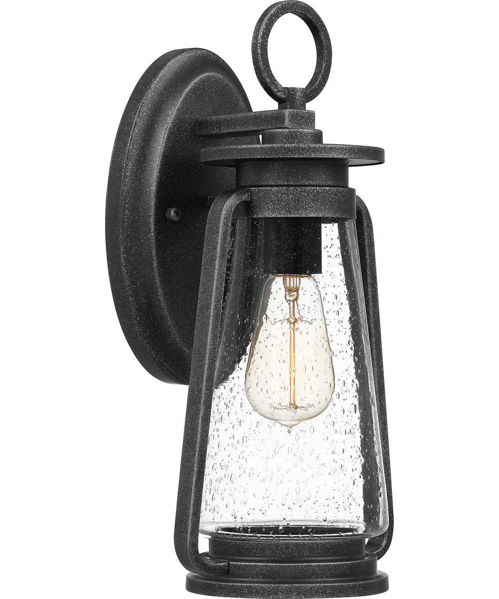 Sutton Medium 1-light Outdoor Wall Light Speckled Black - Image 2