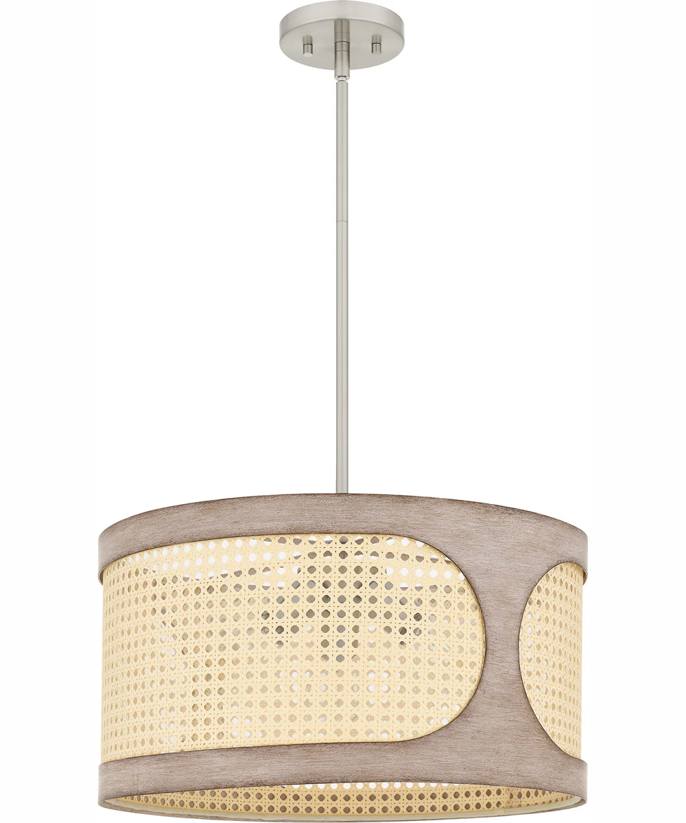 Syrah Large 3-light Pendant Brushed Nickel - Image 3