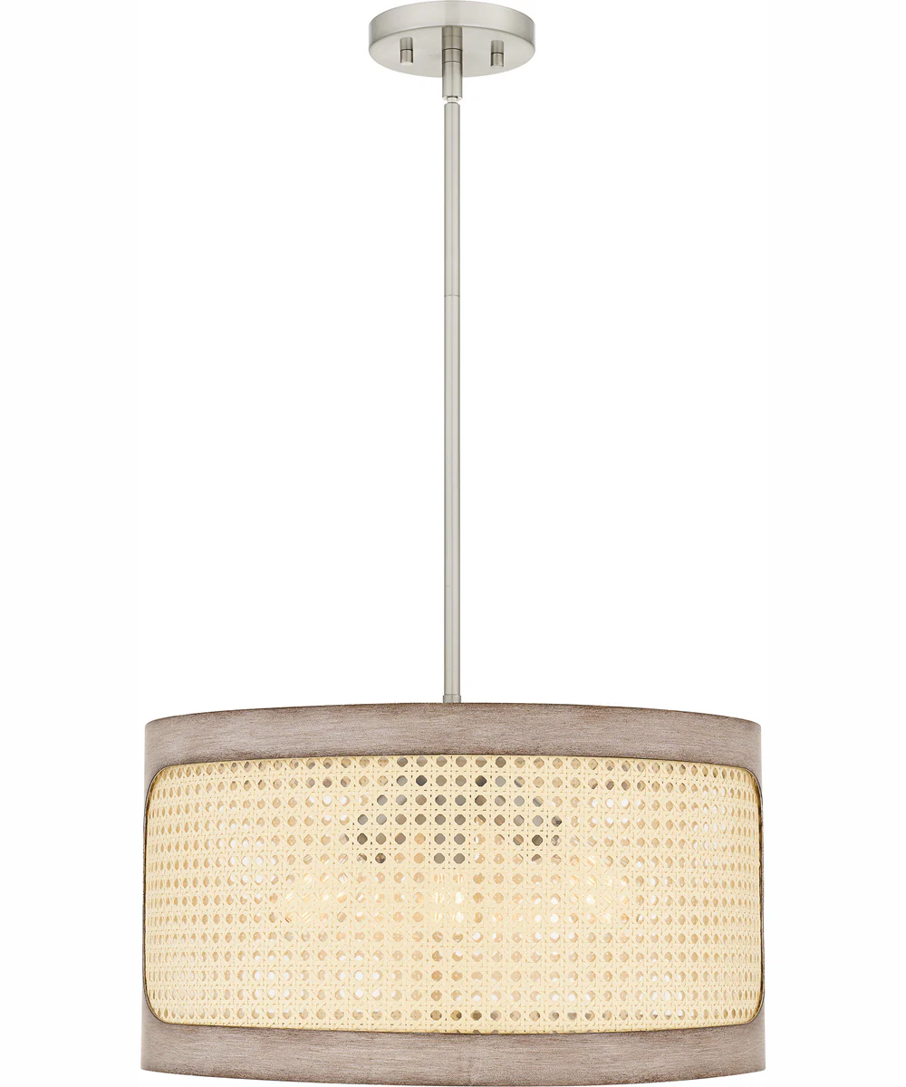 Syrah Large 3-light Pendant Brushed Nickel - Image 4