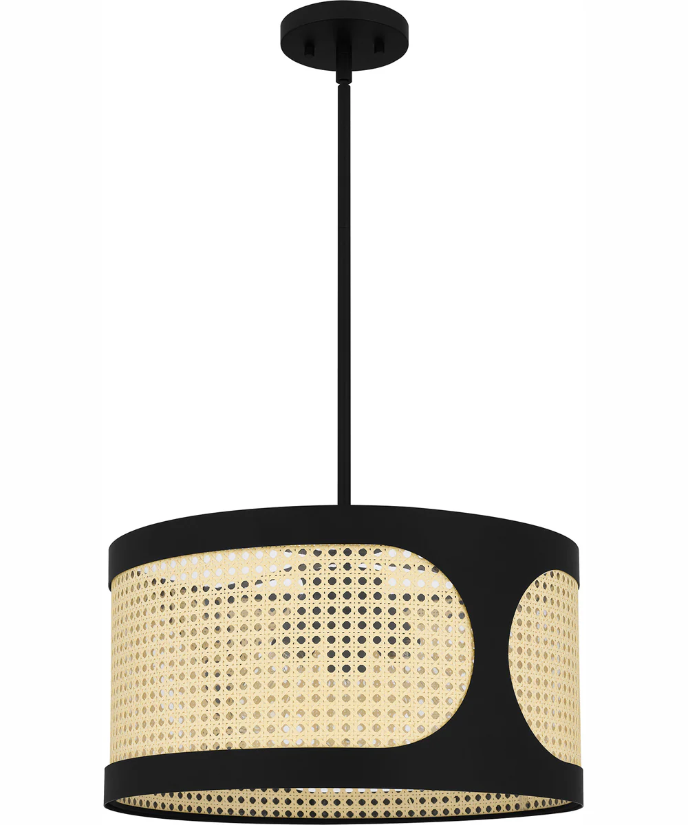 Syrah Large 3-light Pendant Matte Black - Image 3