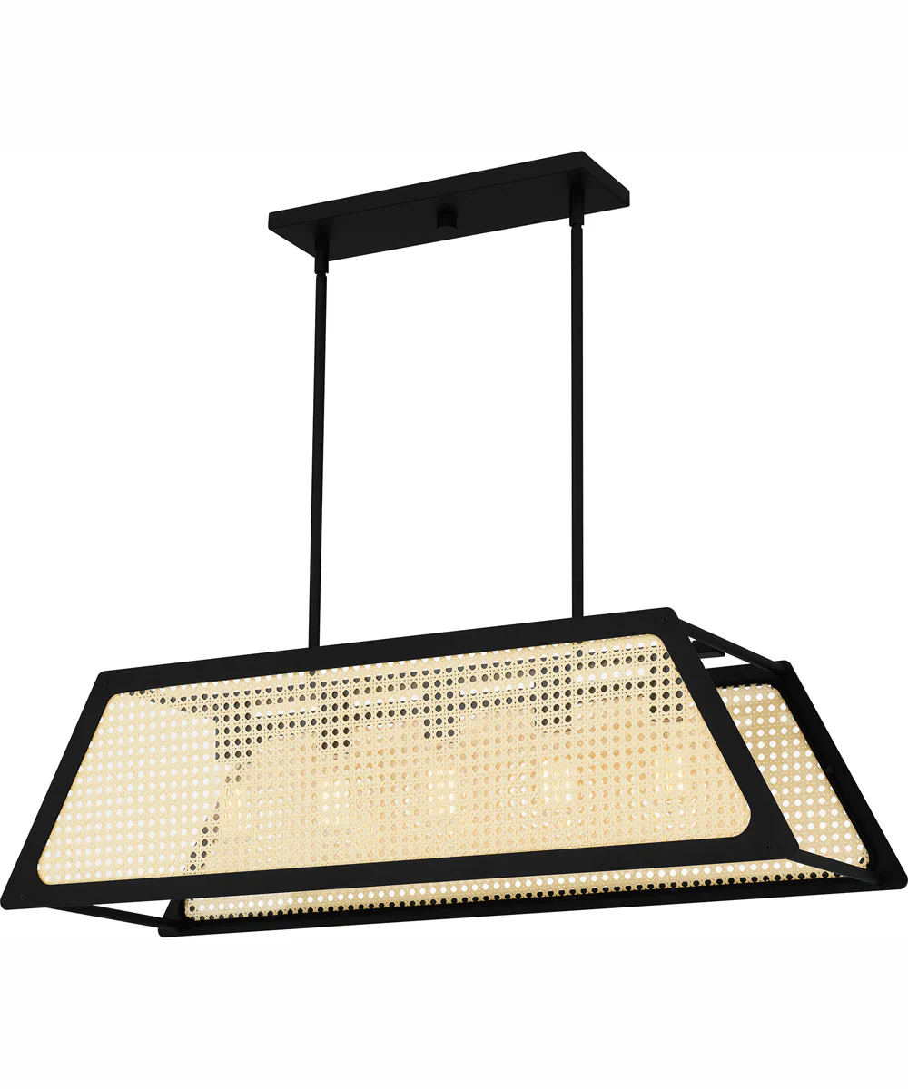 Syrah Medium 5-light Island Light Matte Black - Image 2