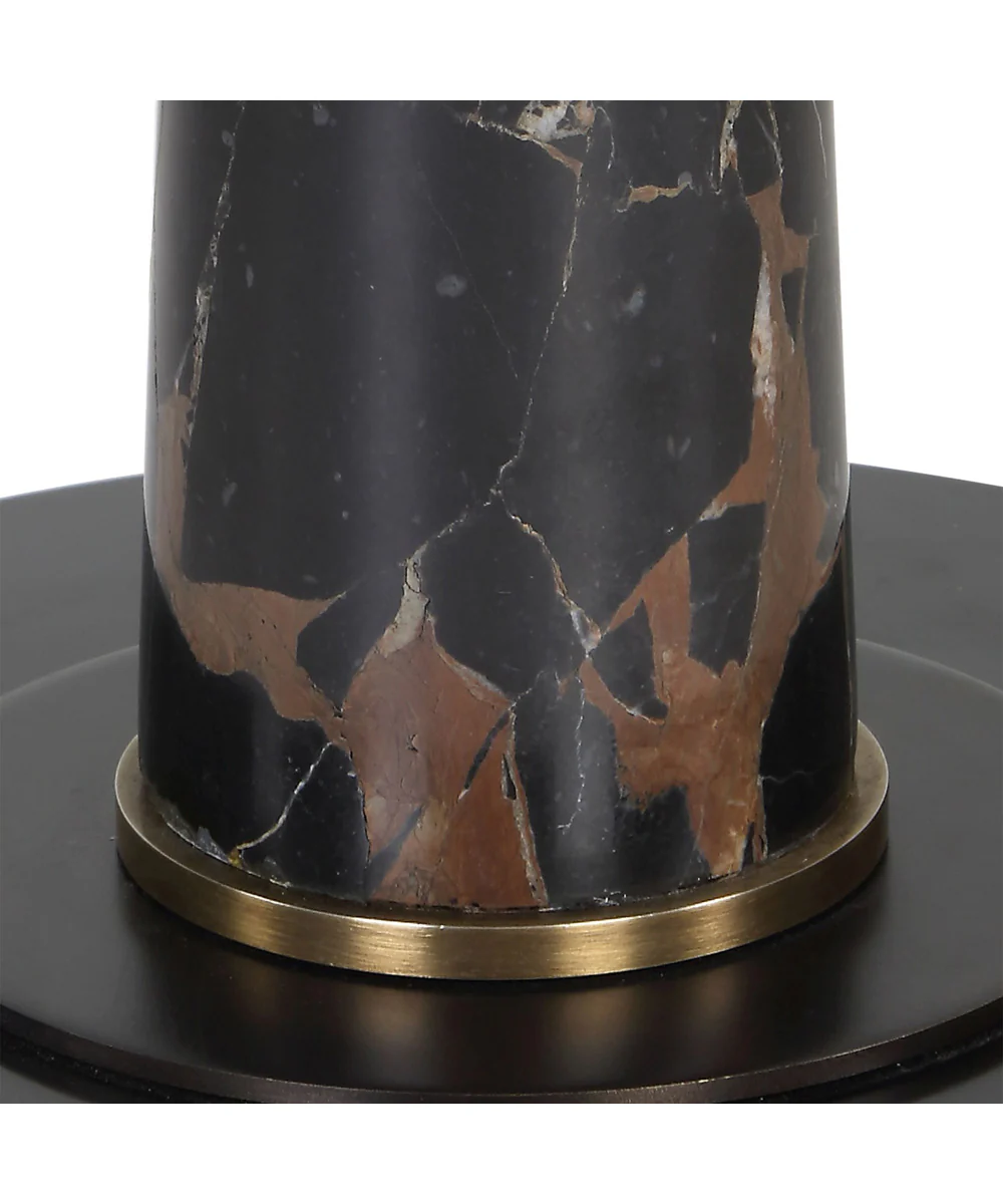 Tallarico Brass & Marble Floor Lamp - Image 4