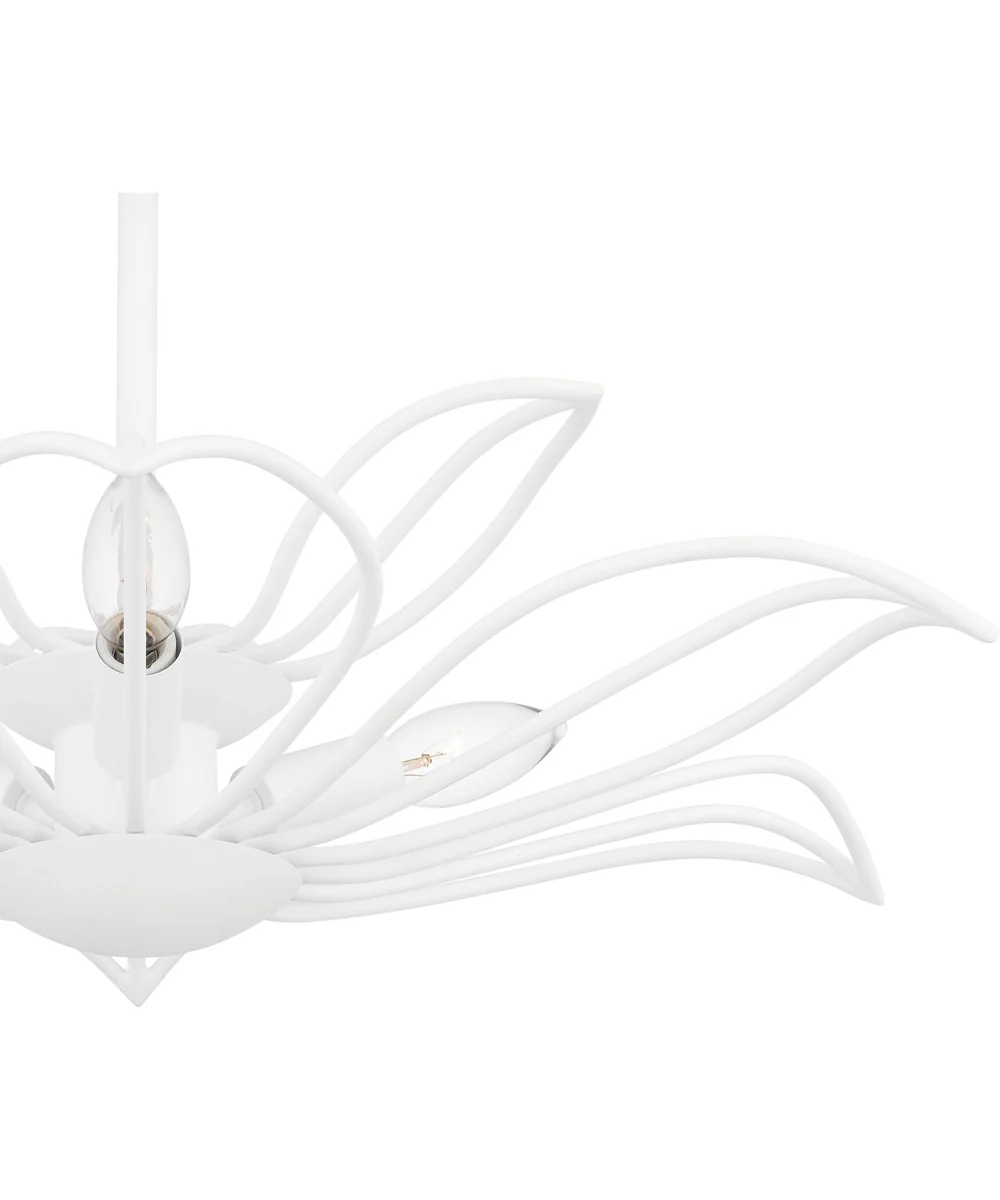 Tallulah Extra Large 3-light Semi Flush Mount Sand White - Image 5