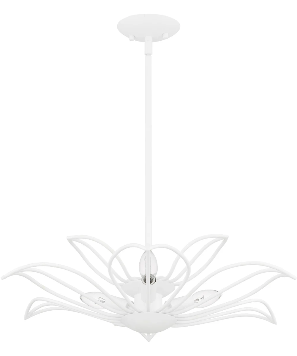 Tallulah Large 3-light Pendant Sand White - Image 2