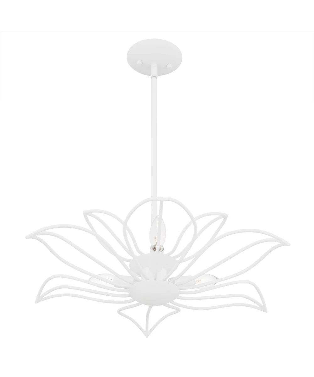 Tallulah Large 3-light Pendant Sand White - Image 4