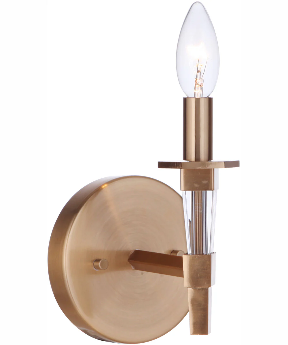 Tarryn 1-Light Wall Sconce Satin Brass - Image 2