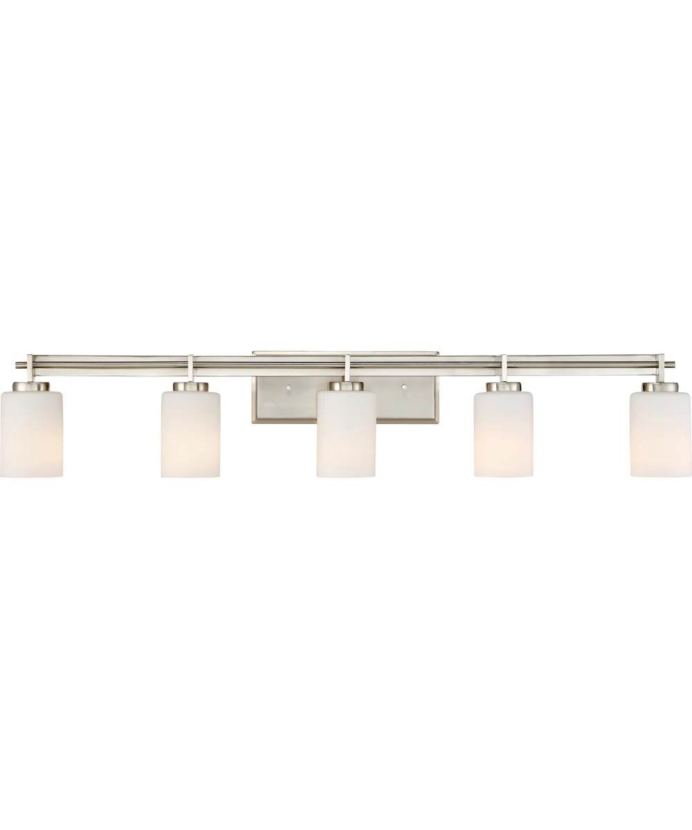 Taylor 5-light Bath Light Brushed Nickel