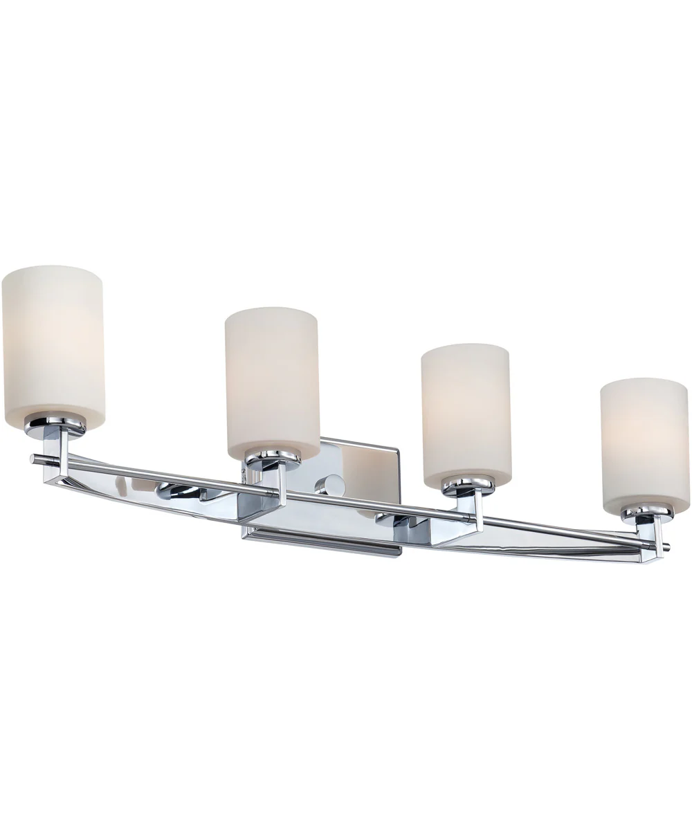 Taylor Extra Large 4-light Bath Light Polished Chrome