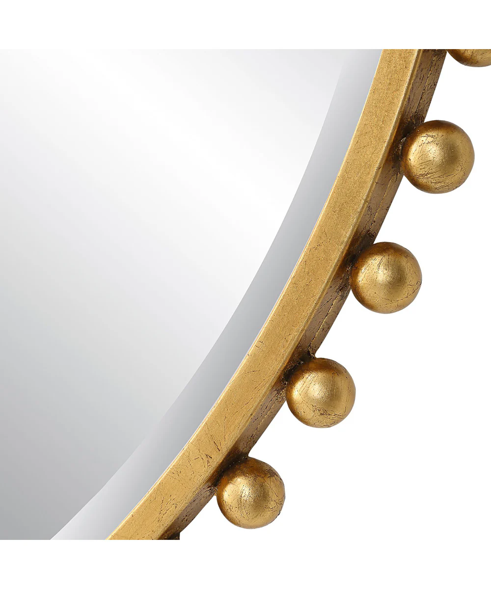 Taza Gold Round Mirror - Image 4