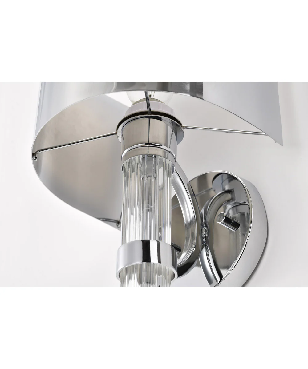 Teagon 1-Light Vanity & Wall Polished Nickel - Image 11
