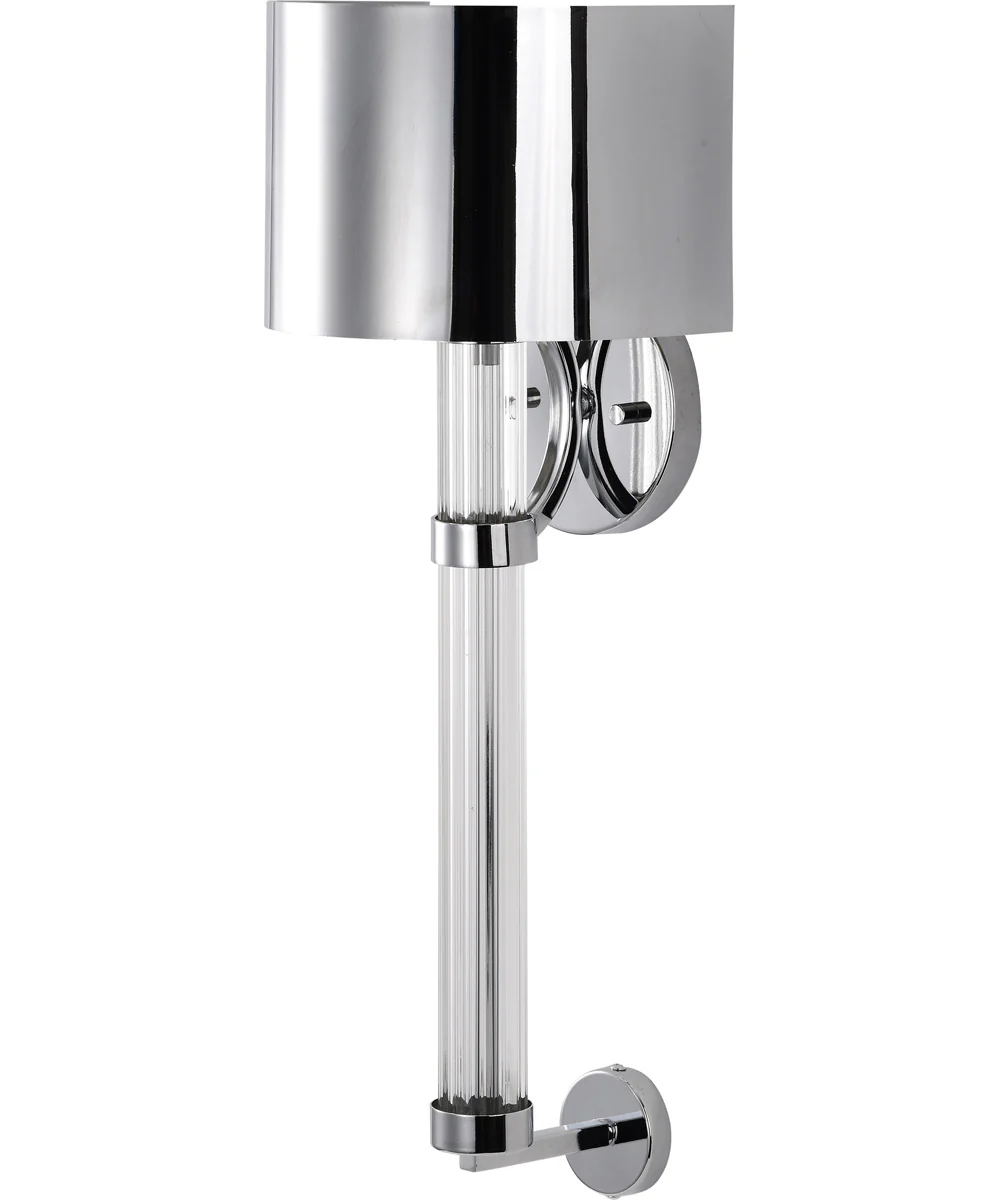 Teagon 1-Light Vanity & Wall Polished Nickel - Image 5