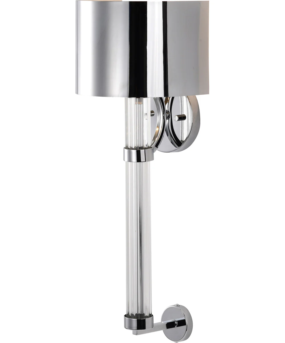Teagon 1-Light Vanity & Wall Polished Nickel - Image 6