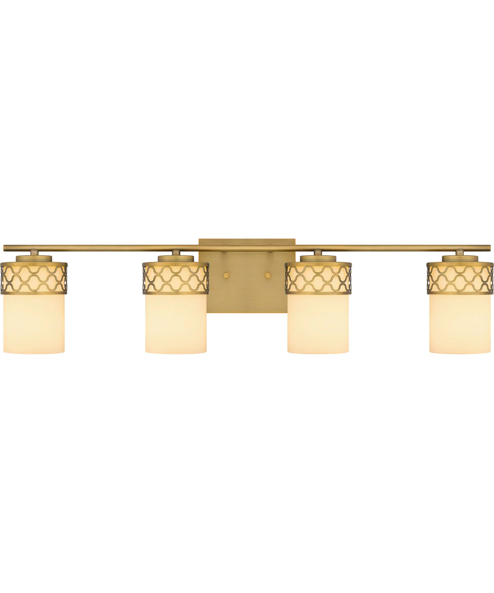 Tenley Extra Large 4-light Bath Light Aged Brass