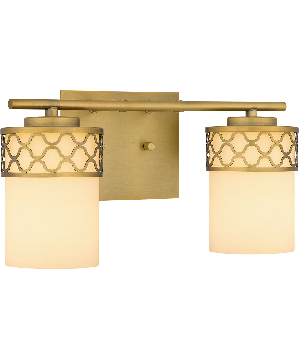 Tenley Medium 2-light Bath Light Aged Brass - Image 3