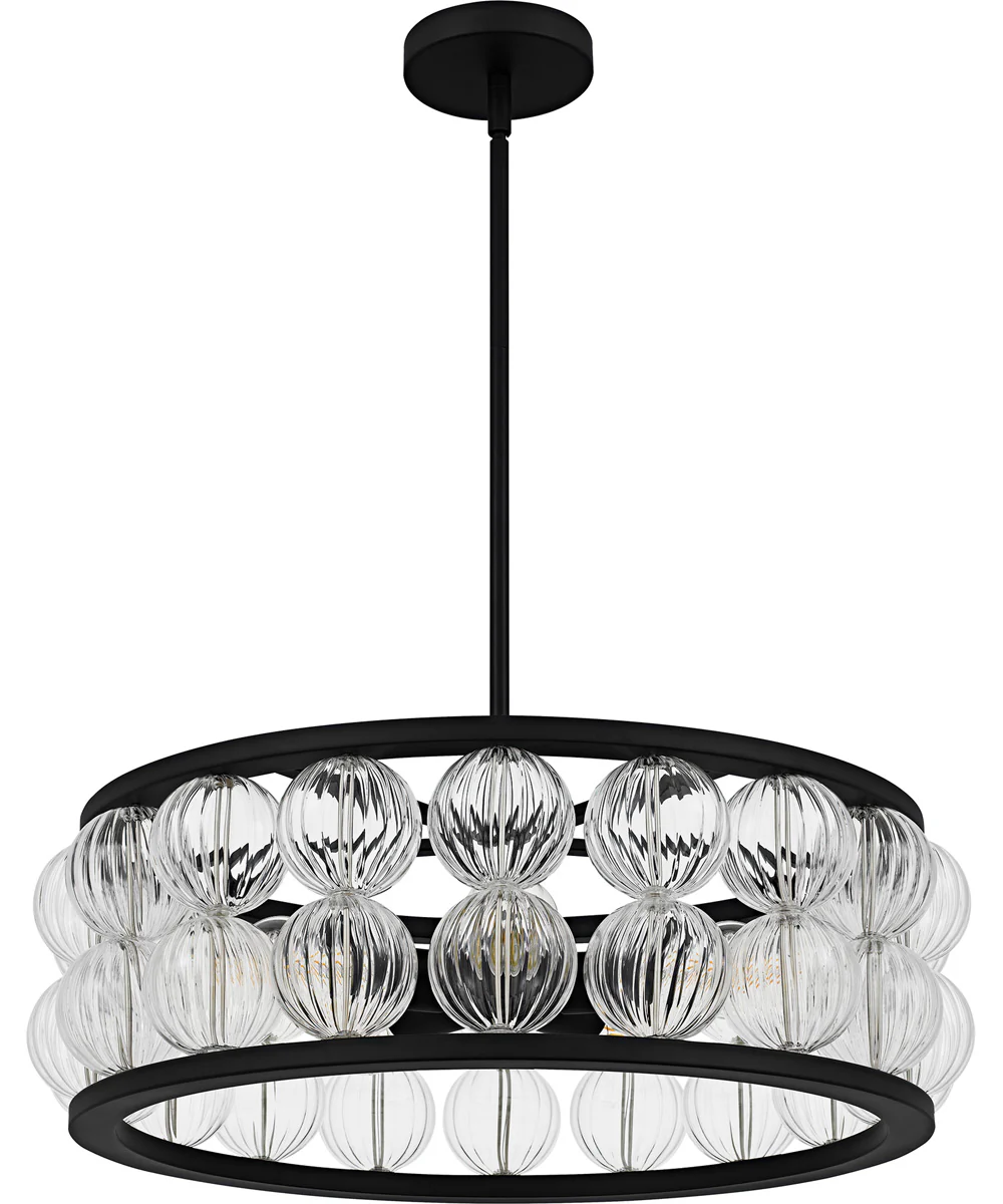 Terrarock Large 5-light Pendant Matte Black - Image 2