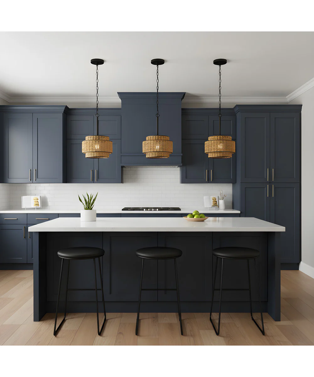 Teton 1-light Mini Pendant Matte Black - Image 3