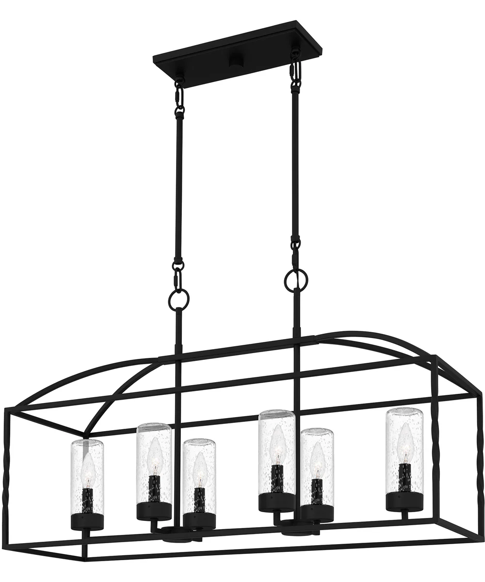 Thatcher 6-light Island Light Earth Black
