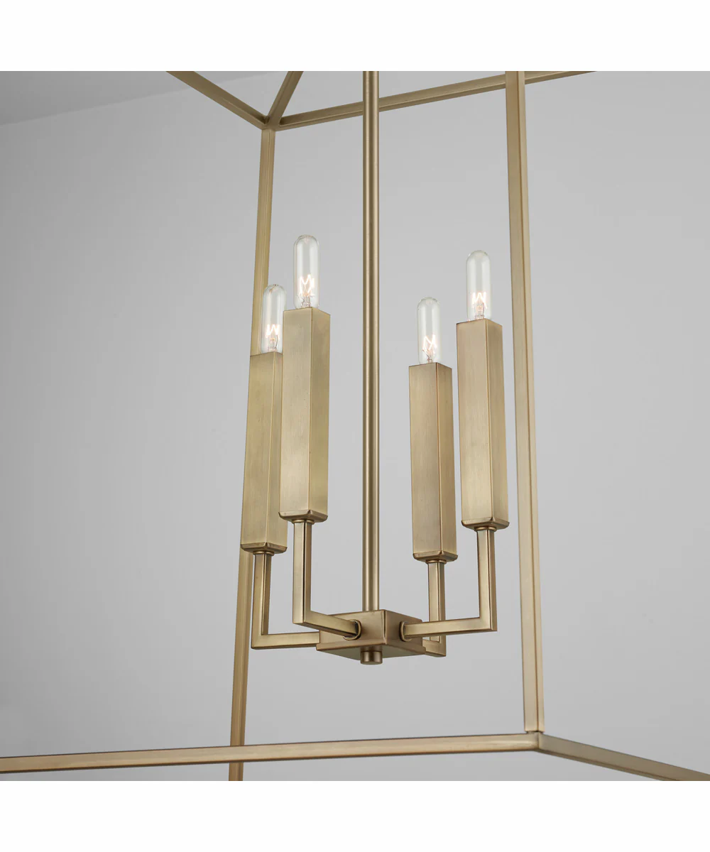 Thea 4-Light Foyer Aged Brass - Image 2