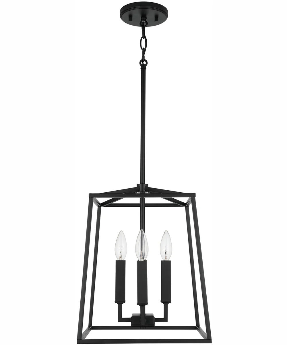 Thea 4-Light Foyer Matte Black