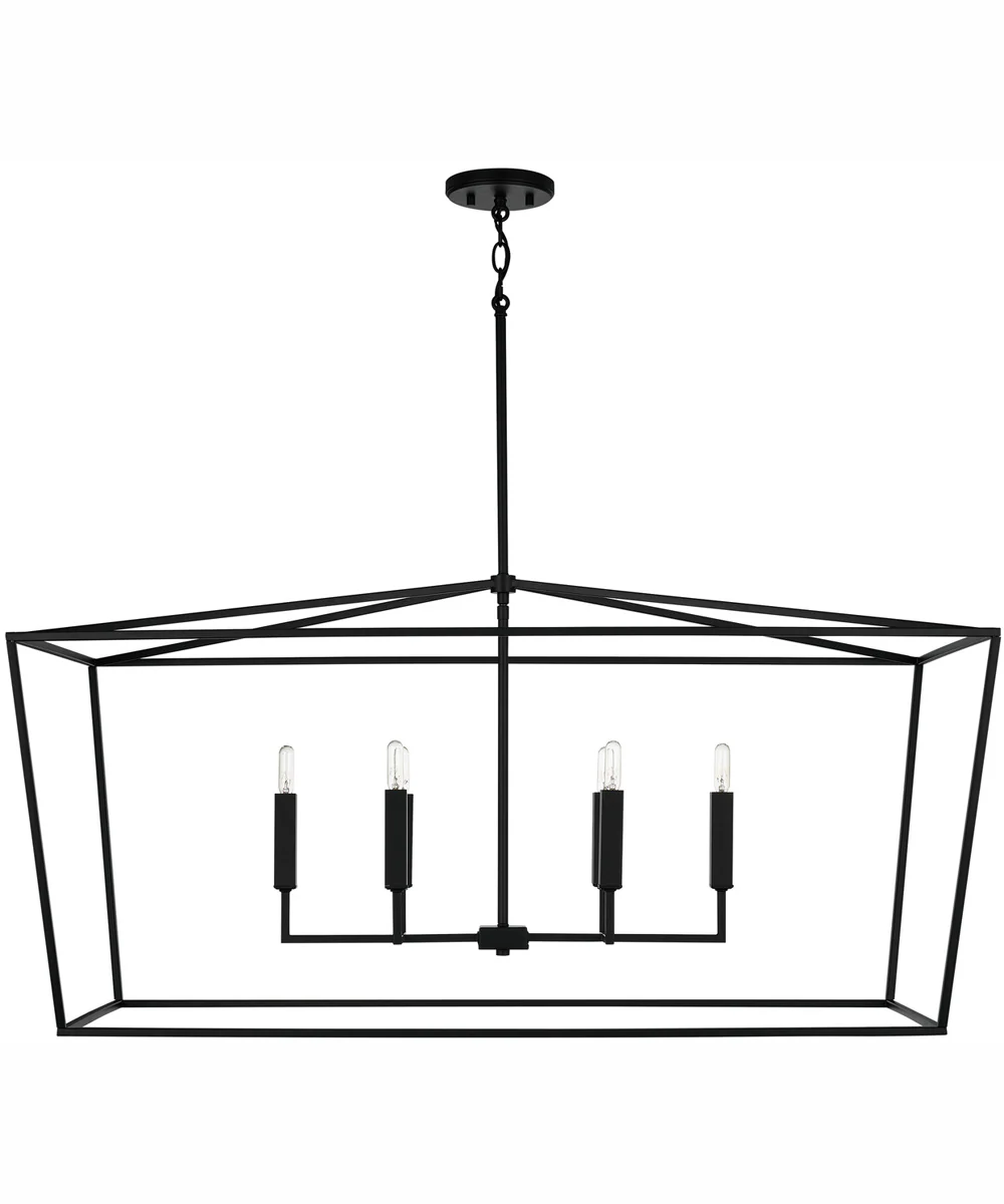 Thea 6-Light Island Matte Black