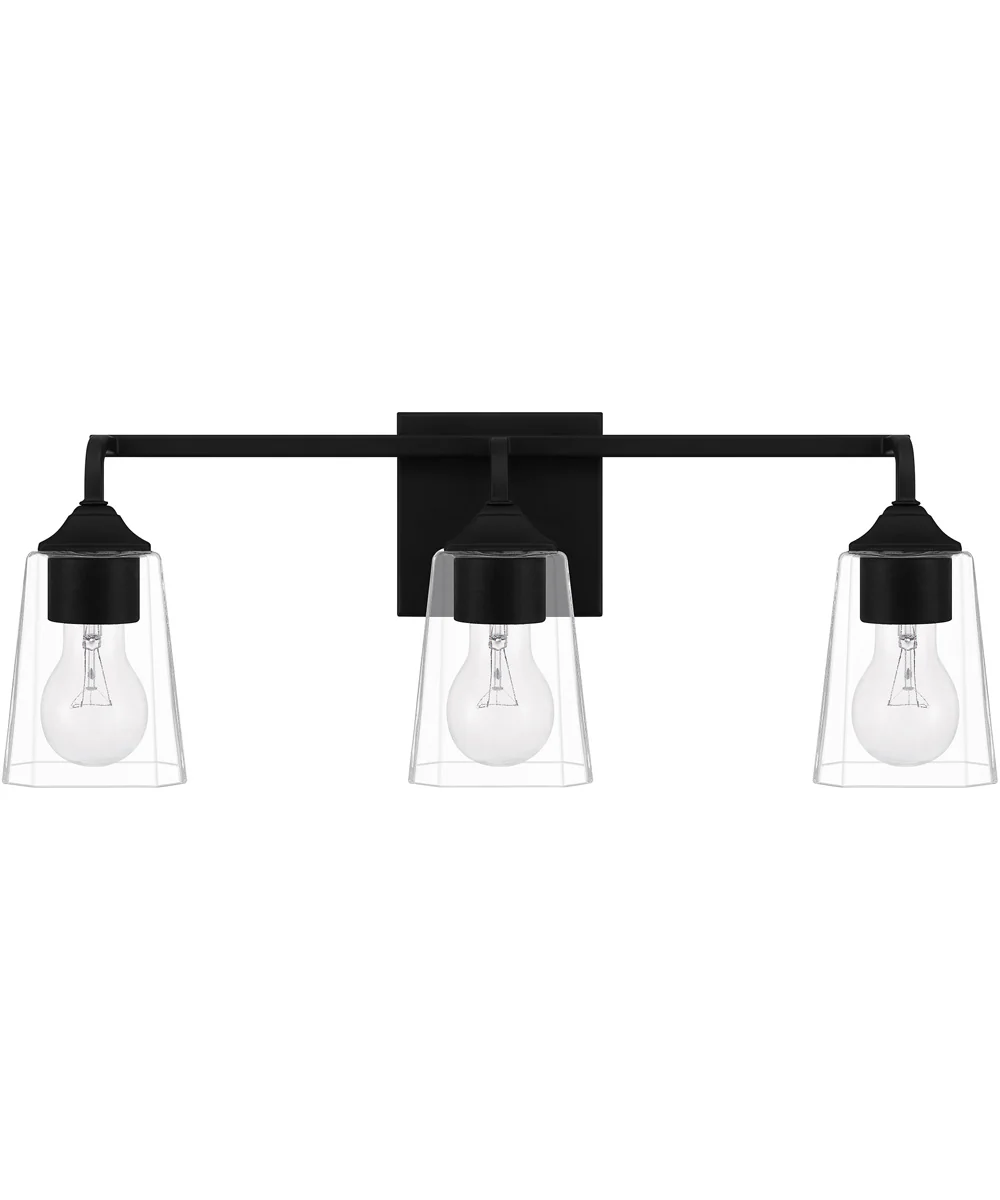 Thoresby Large 3-light Bath Light Matte Black - Image 3