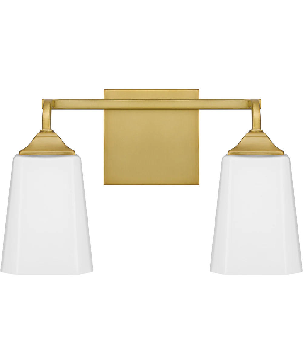 Thoresby Medium 2-light Bath Light Aged Brass - Image 3