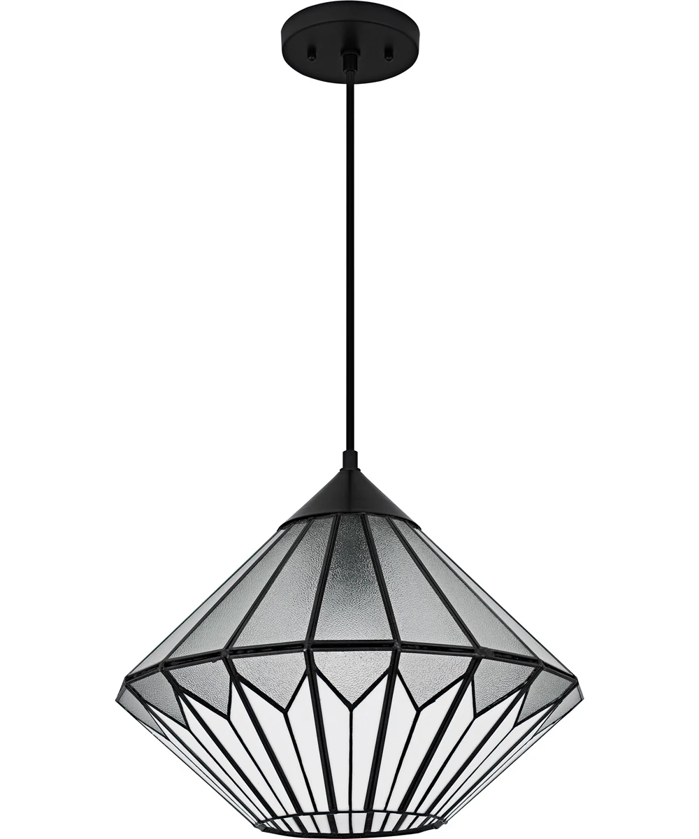 Tiffany 1-light Pendant Matte Black - Image 2