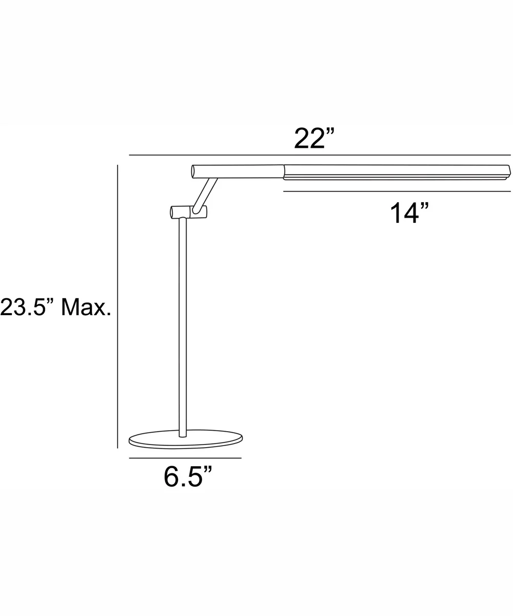 Tilla 1-Light Led Table Lamp Black - Image 4