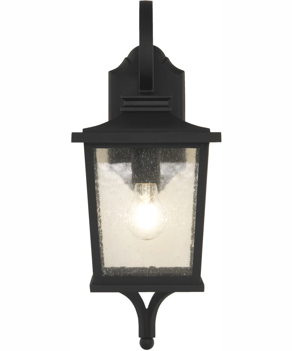 Tillman 1-Light Outdoor Wall Lantern Matte Black - Image 4