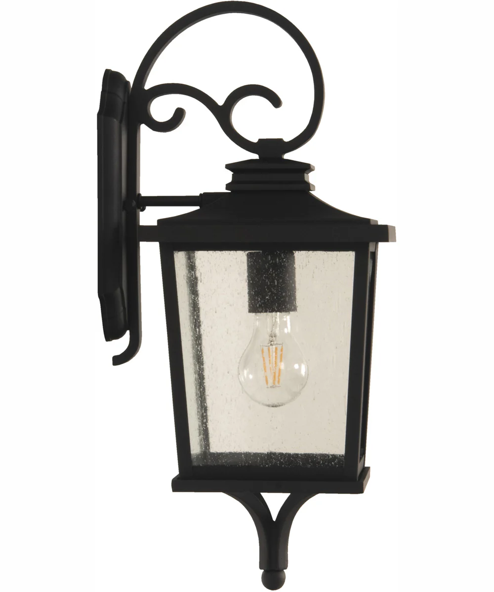 Tillman 1-Light Outdoor Wall Lantern Matte Black - Image 5